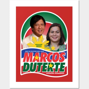 MARCOS DUTERTE ELECTION 2022 Posters and Art